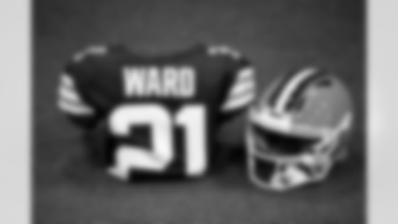 The locker room before a NFL football game between the Pittsburgh Steelers and Cleveland Browns on December 28, 2025 at Huntington Bank Field.