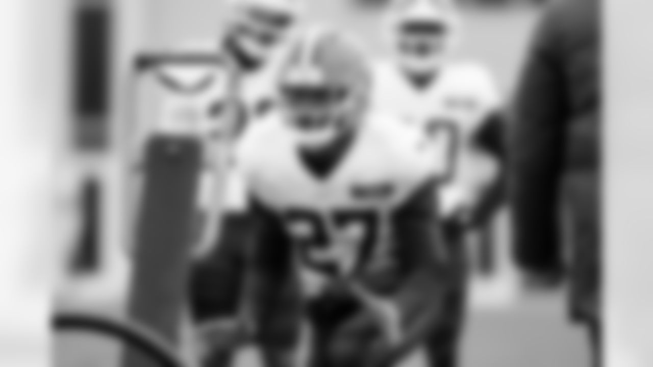 Cornerback Sam Webb (27) during practice at CrossCountry Mortgage Campus on November 26, 2025.