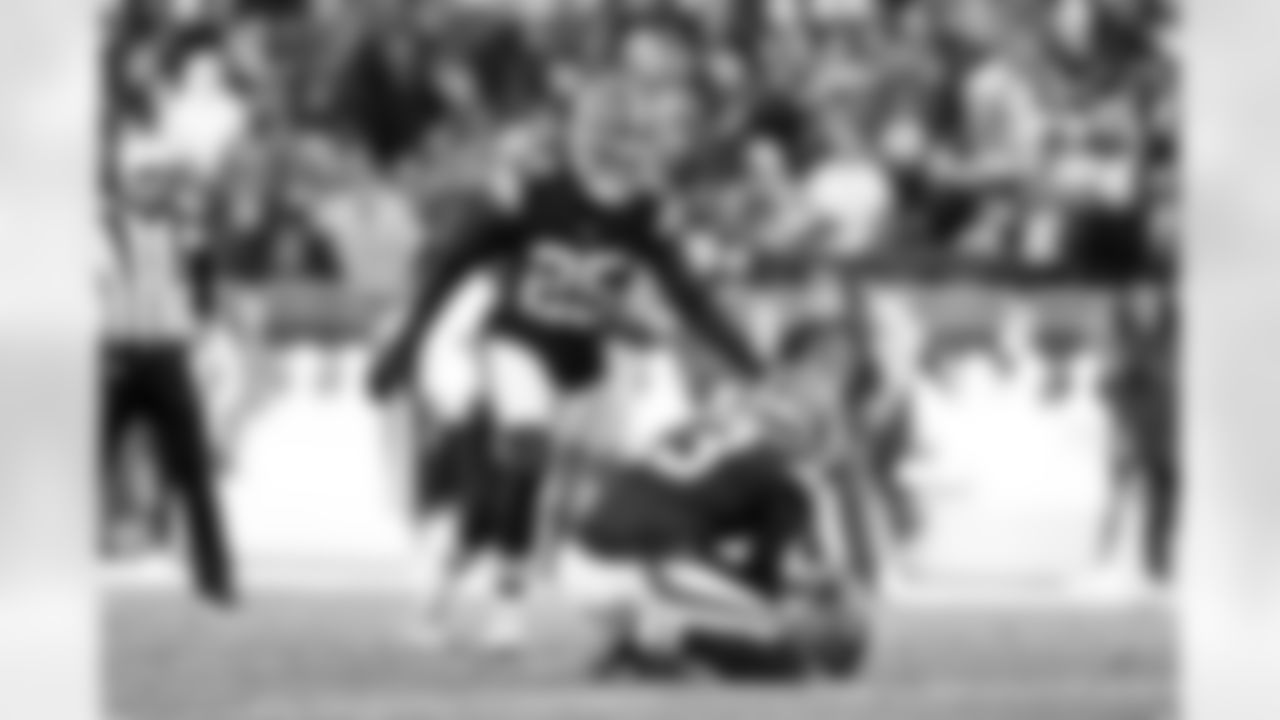 Kicker Andre Szmyt (25) and Punter Corey Bojorquez (13) during a NFL football game between the Buffalo Bills and Cleveland Browns on December 21, 2025 at Huntington Bank Field.