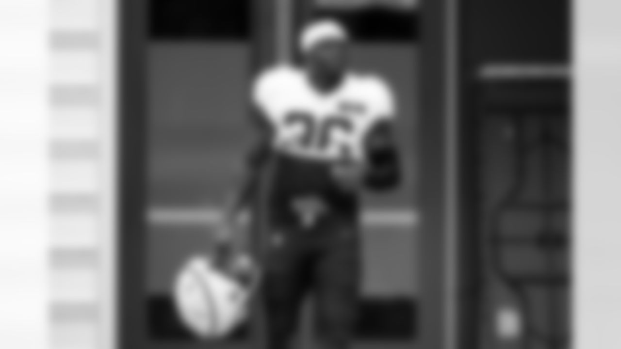Linebacker Eugene Asante (36) during practice at CrossCountry Mortgage Campus on October 15, 2025.