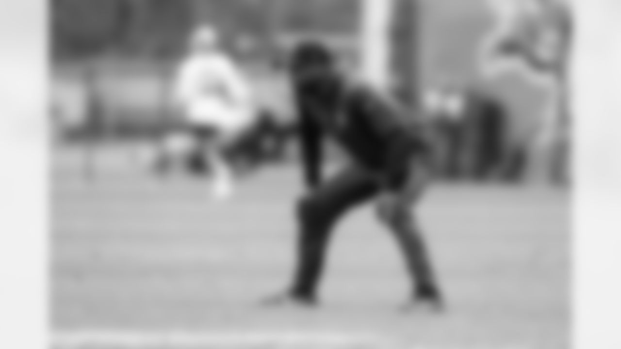 Cornerbacks Coach Brandon Lynch during the sixth day of OTAs at CrossCountry Mortgage Campus on June 6, 2025.