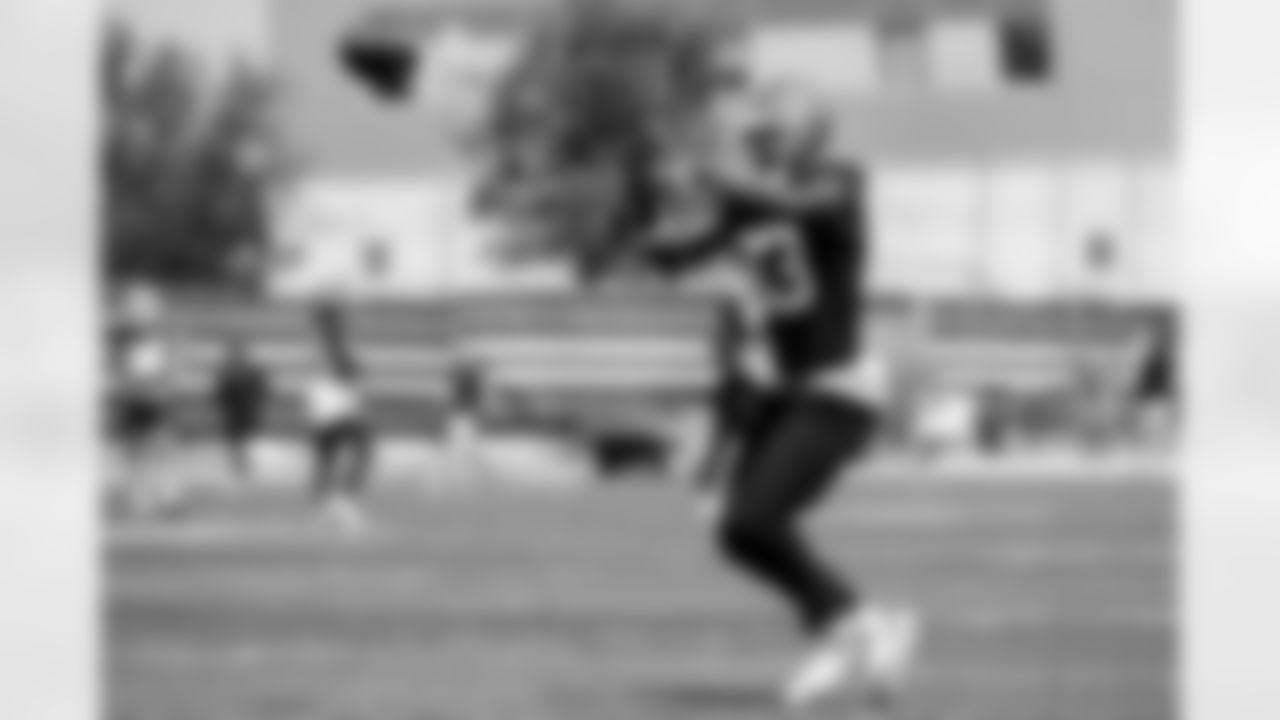 Wide receiver Ja'seem Reed (83) during the first day of mandatory minicamp at CrossCountry Mortgage Campus on June 10, 2025.