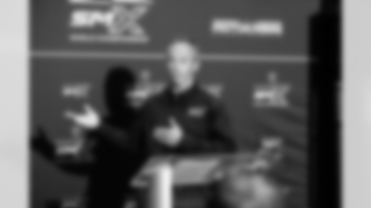 The Monster Energy Supercross event announcement press conference in the TCP Club of Huntington Bank Field on September 30, 2025.