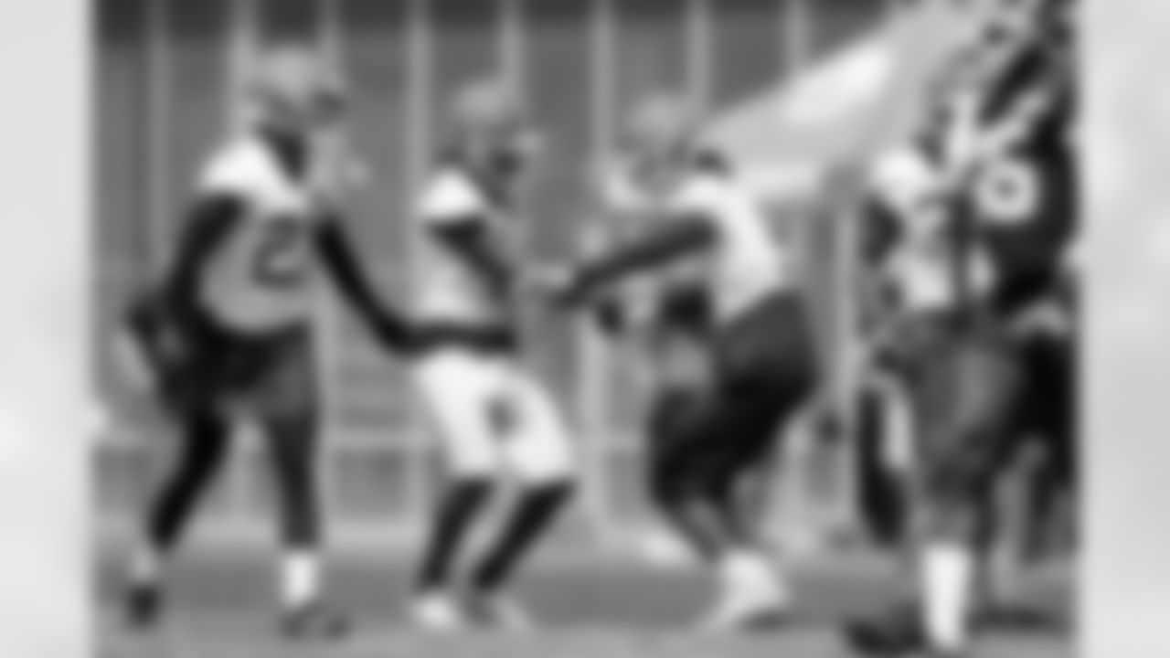 Cornerback Martin Emerson Jr. (1) and Safety Grant Delpit (9) during the second day of mandatory minicamp at CrossCountry Mortgage Campus on June 11, 2025.