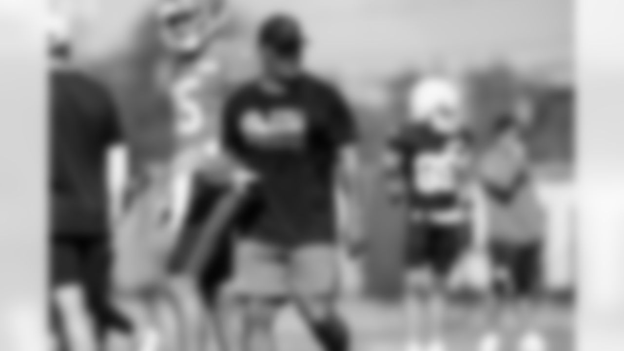 Running Backs Coach Duce Staley during Day 7 of Training Camp at CrossCountry Mortgage Campus on July 30, 2025.