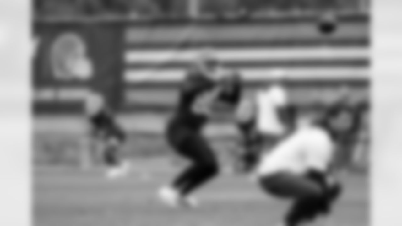 Tight end Harold Fannin Jr. (88) during the first day of OTAs at CrossCountry Mortgage Campus on May 28, 2025.