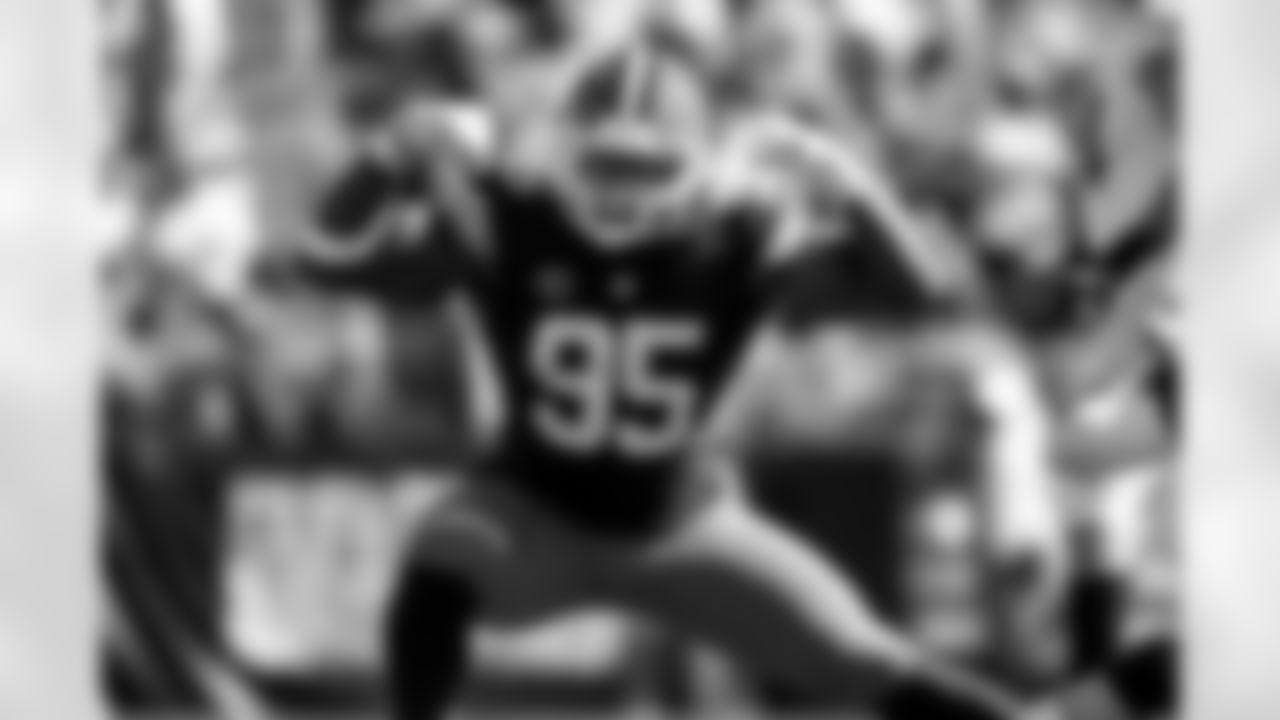 1.0 - Defensive end Myles Garrett (95) sacks Bengals Quarterback Joe Burrow (9)