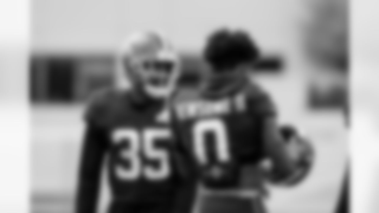 Cornerback Chigozie Anusiem (35) during Day 16 of Training Camp at CrossCountry Mortgage Campus on August 20, 2025.