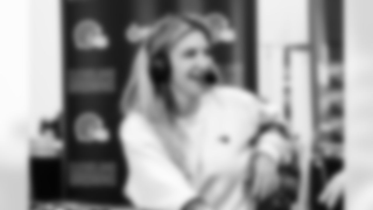 NFL Network Analyst Cynthia Frelund on Cleveland Browns Daily on location at the 2026 NFL Combine on February 26, 2026 in Indianapolis, Indiana.