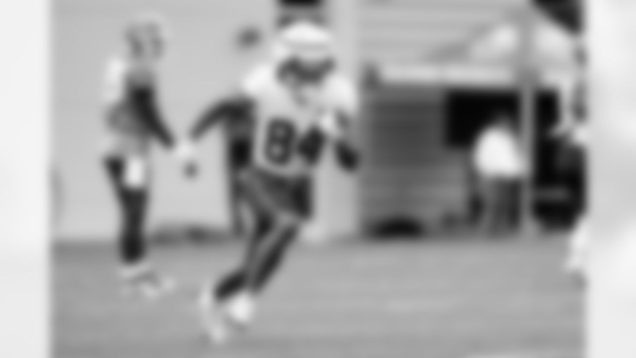 Wide receiver Gage Larvadain (84) during Day 16 of Training Camp at CrossCountry Mortgage Campus on August 20, 2025.