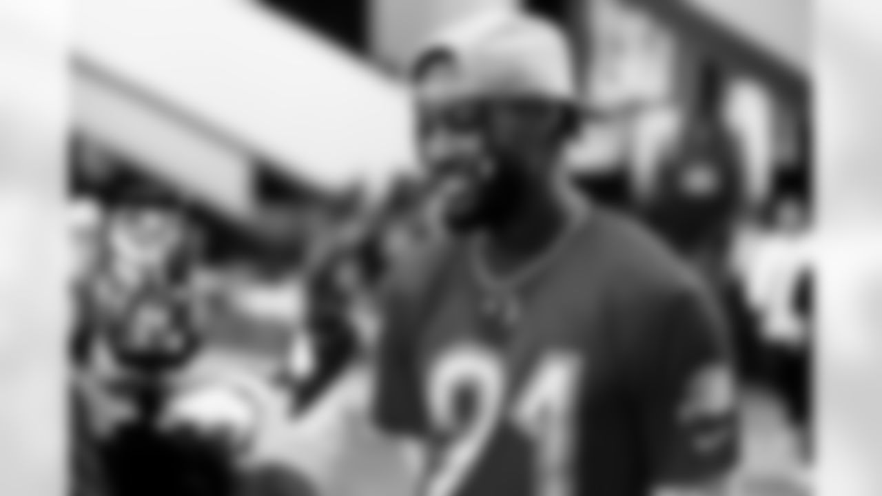 Cornerback Denzel Ward (21) during the second AFC Pro Bowl Practice at the Moscone Center in San Francisco on February 2, 2026.