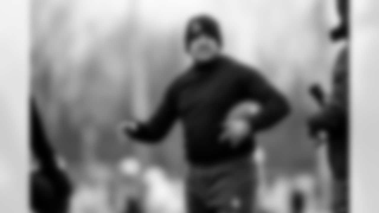 Safeties Coach Ephraim Banda during practice at CrossCountry Mortgage Campus on December 19, 2024.