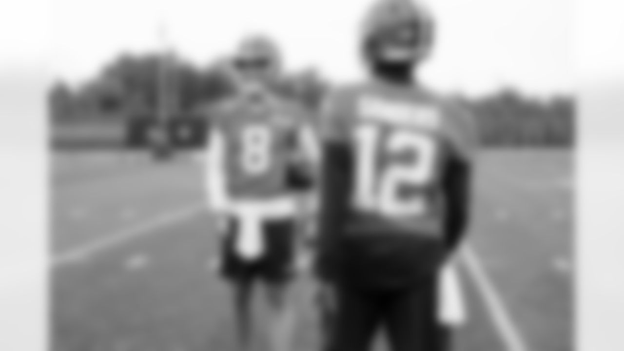 Quarterback Kenny Pickett (8) during Day 3 of Training Camp at CrossCountry Mortgage Campus on July 25, 2025.