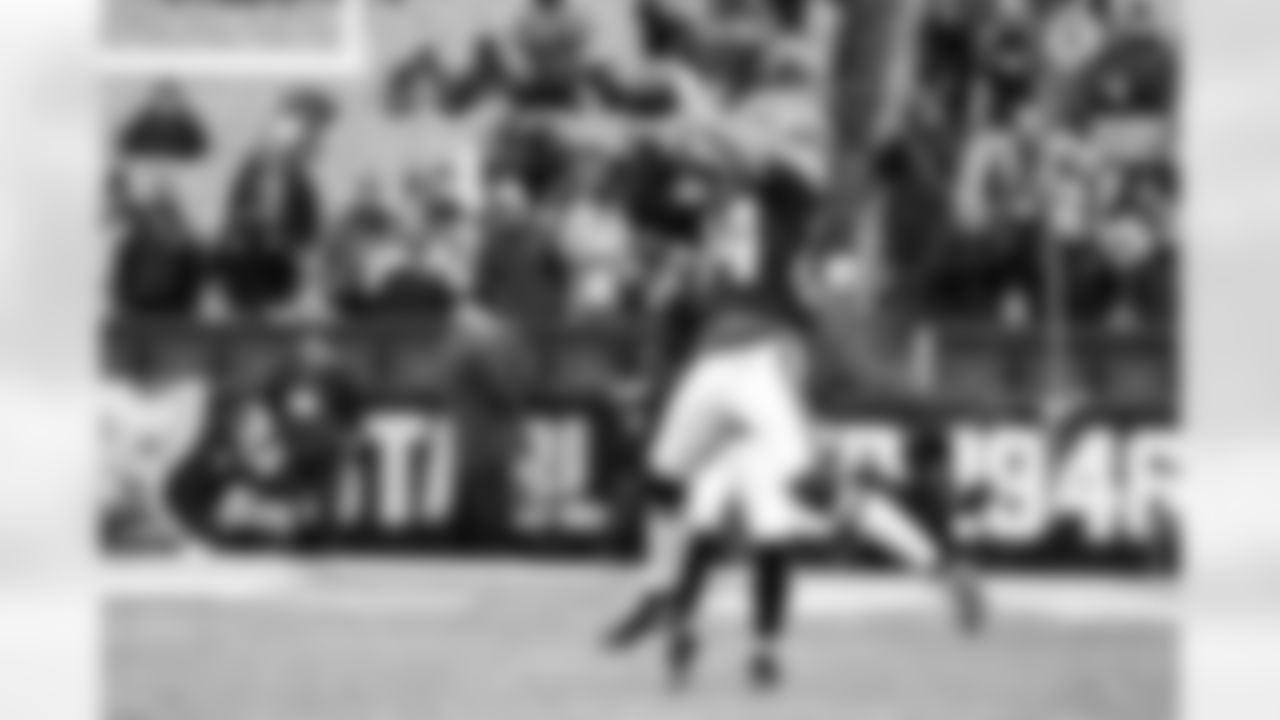 Wide receiver Gage Larvadain (84) before a NFL football game between the San Francisco 49ers and Cleveland Browns on November 30, 2025 at Huntington Bank Field.