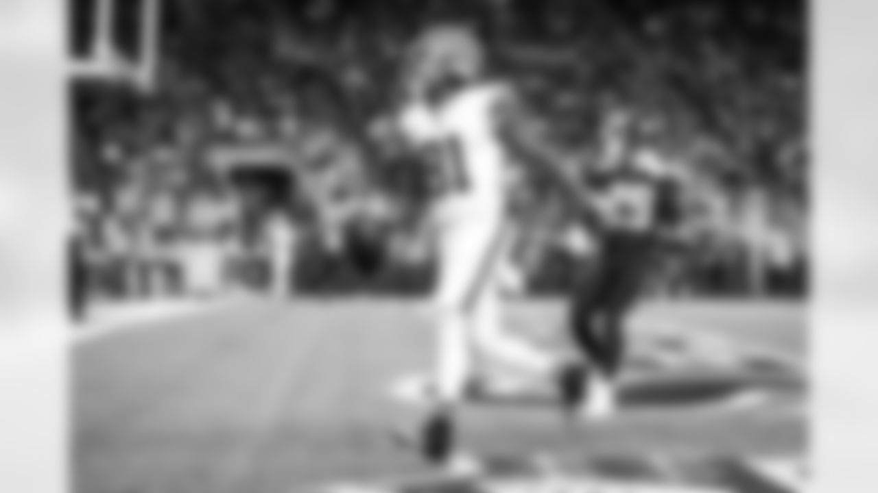 Wide receiver Michael Woods II (81) during a preseason NFL football game between the Cleveland Browns and Seattle Seahawks on August 24, 2024 at Lumen Field.