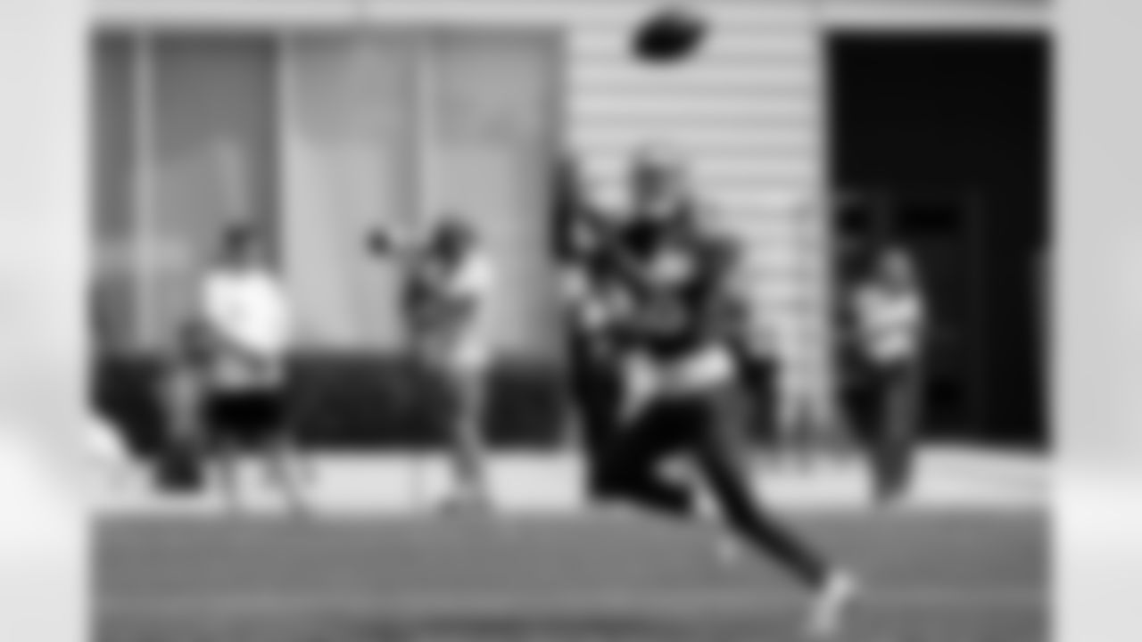 Wide receiver Jaelen Gill (38) during the second day of mandatory minicamp at CrossCountry Mortgage Campus on June 11, 2025.