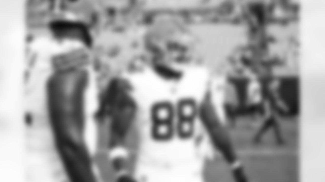 Tight end Harold Fannin Jr. (88) before a preseason NFL football game between the Cleveland Browns and Carolina Panthers on August 8, 2025 at Bank of America Stadium.