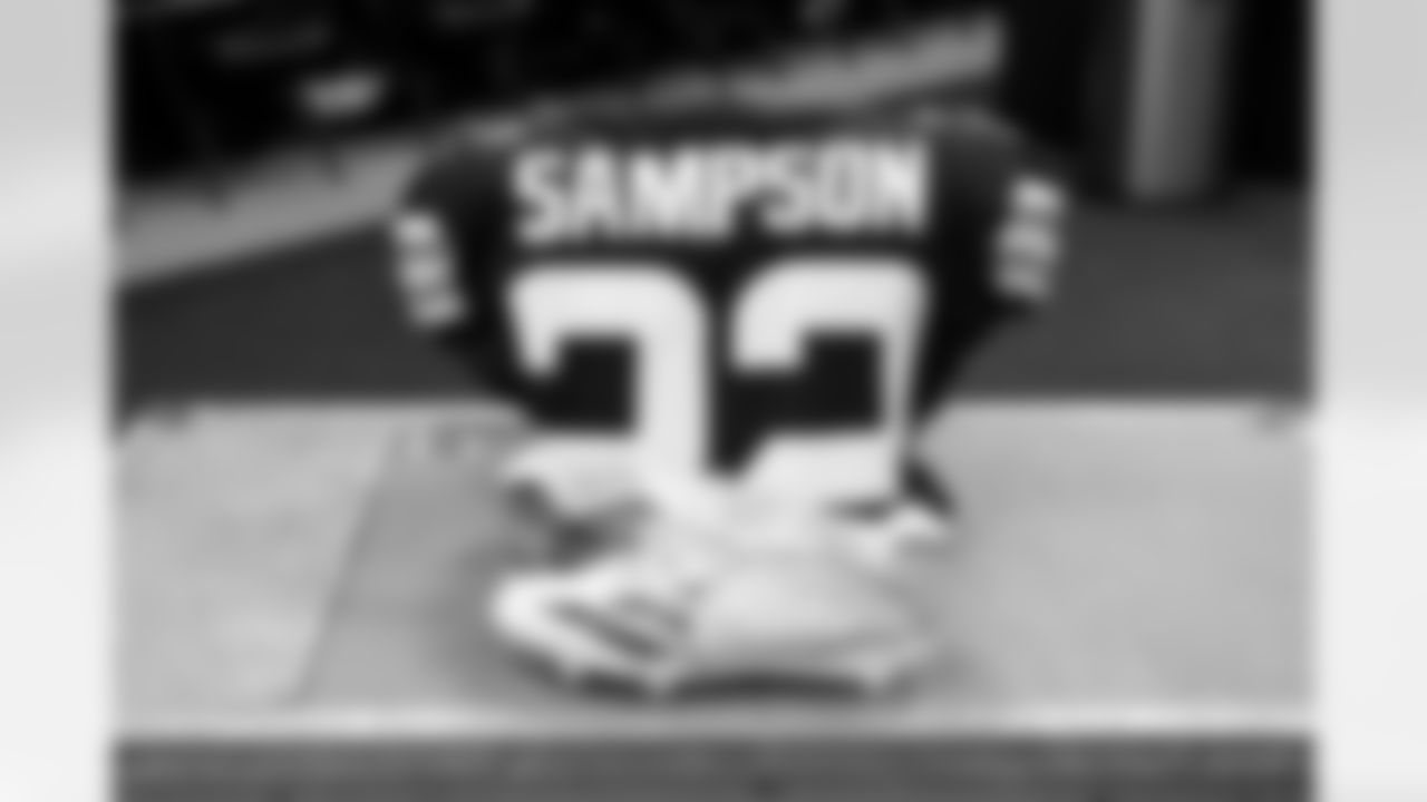 The locker room before a NFL football game between the San Francisco 49ers and Cleveland Browns on November 30, 2025 at Huntington Bank Field.