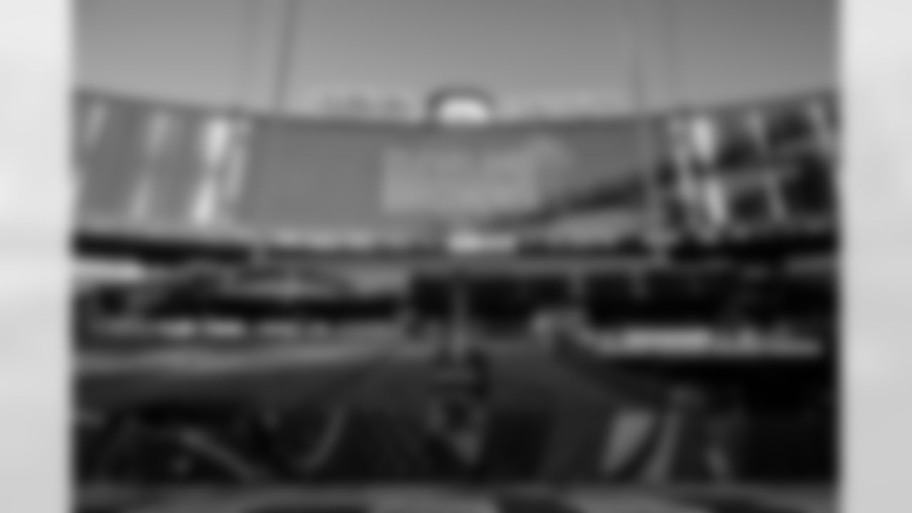 The stadium before a NFL football game between the Cleveland Browns and New England Patriots on October 26, 2025 at Gillette Stadium.