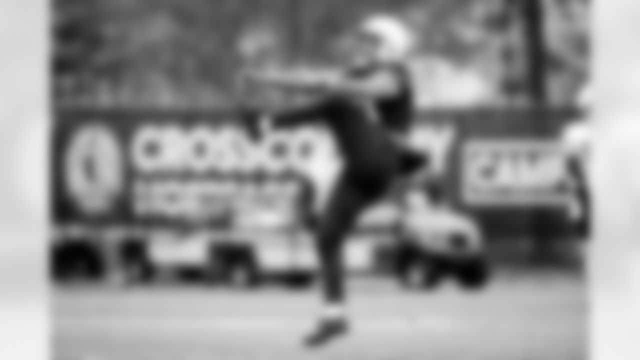 Punter Corey Bojorquez (13) during practice at CrossCountry Mortgage Campus on December 19, 2024.