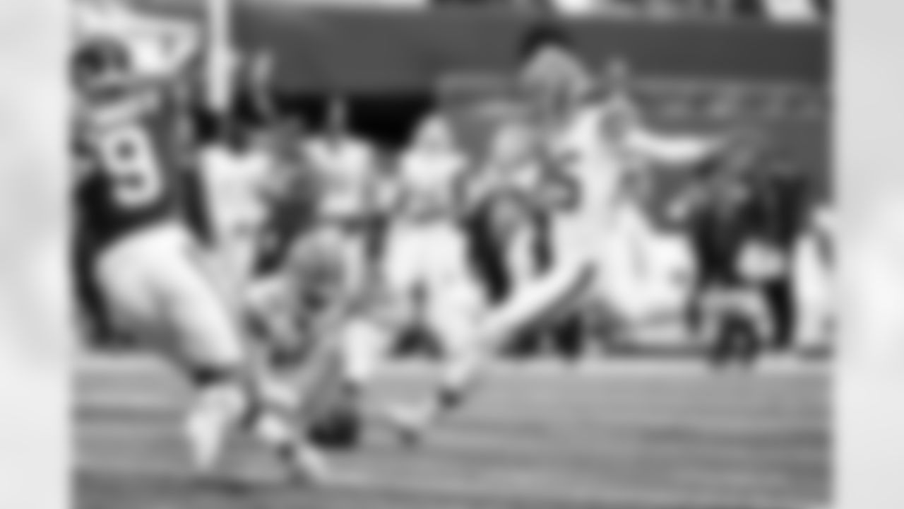 Kicker Andre Szmyt (25) during a NFL football game between the Cleveland Browns and New York Jets on November 9, 2025 at MetLife Stadium.