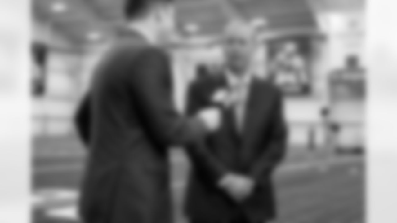 Head Coach Todd Monken speaks to the media after his introductory press conference at CrossCountry Mortgage Campus on February 3, 2026.