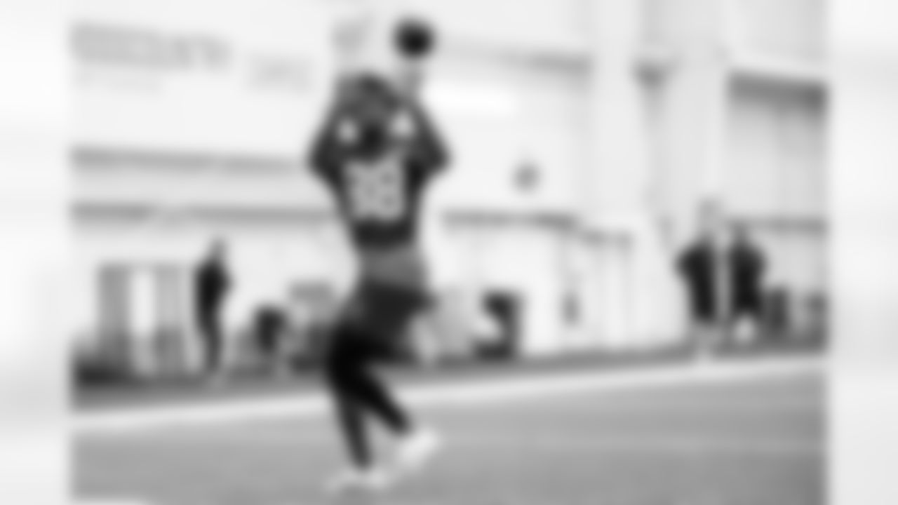 Tight end Harold Fannin Jr. (88) during fieldwork in Phase II of the offseason at CrossCountry Mortgage Campus on May 15, 2025.