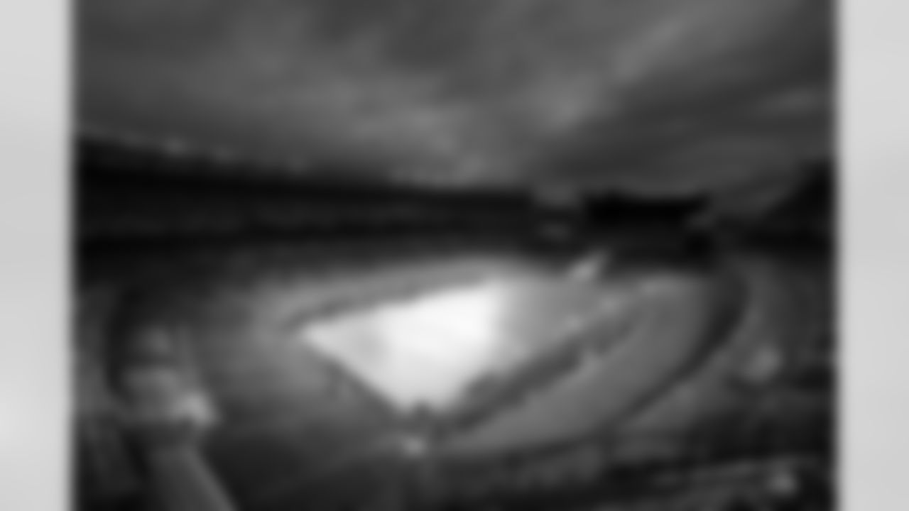 The stadium before a NFL football game between the San Francisco 49ers and Cleveland Browns on November 30, 2025 at Huntington Bank Field.