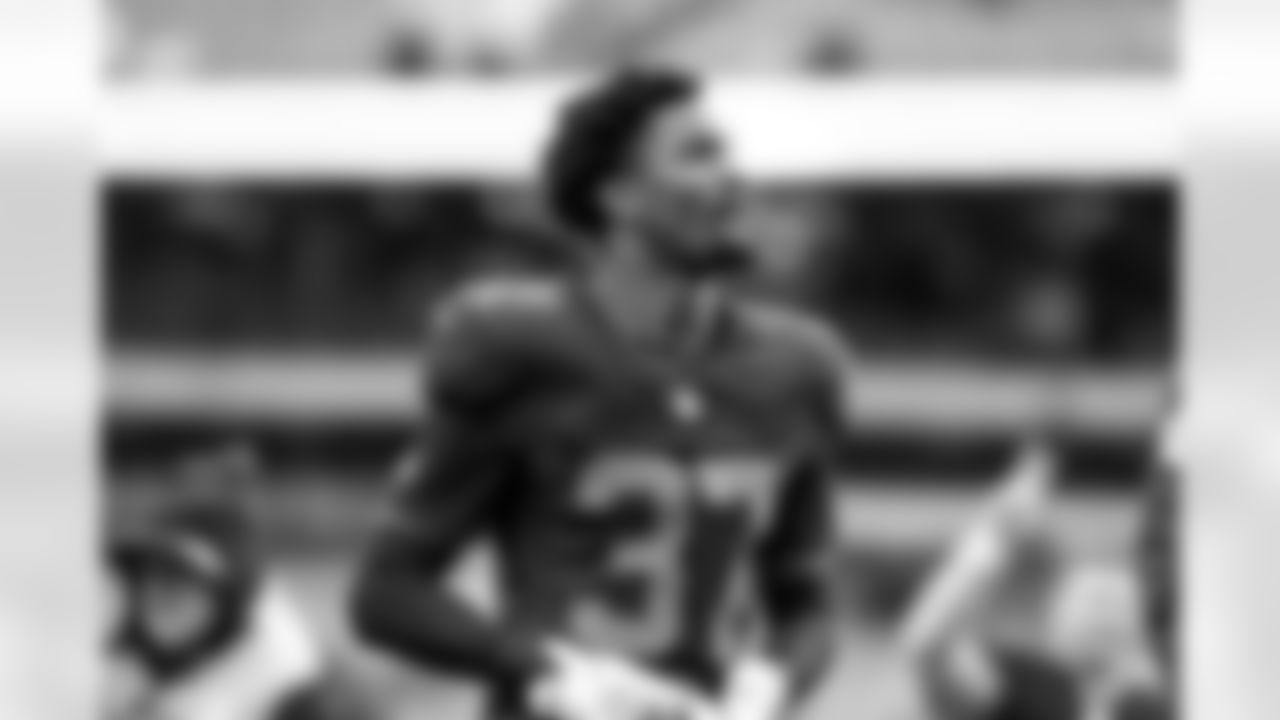 Cornerback Dom Jones (37) after a NFL football game between the Miami Dolphins and Cleveland Browns on October 19, 2025 at Huntington Bank Field. The Browns won 31-6.