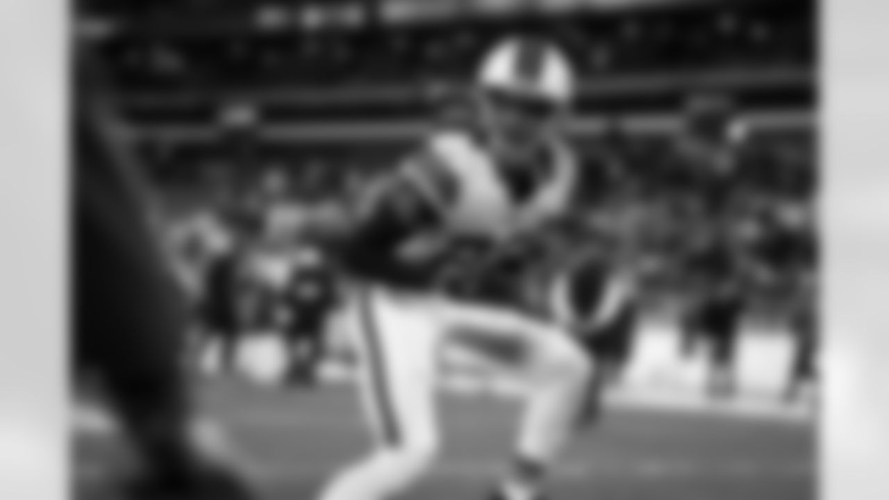 Cornerback Martin Emerson Jr. (23) before a NFL football game between the New York Jets and Cleveland Browns on Thursday Night Football on December 28, 2023 at Cleveland Browns Stadium.