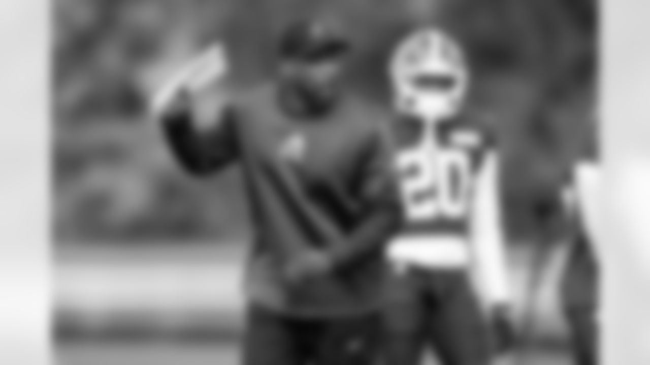 Cornerbacks Coach Brandon Lynch during practice at CrossCountry Mortgage Campus on October 8, 2025.