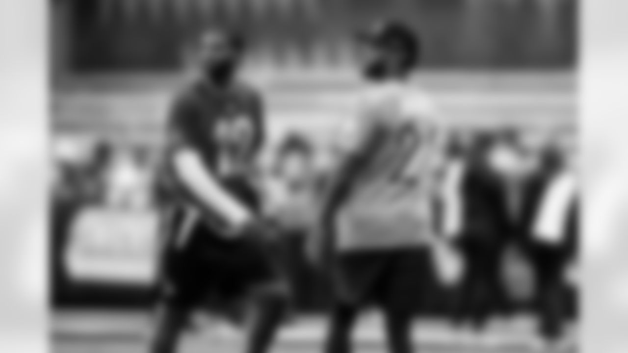 Cornerback Denzel Ward (21) during the first AFC Pro Bowl Practice at the Moscone Center in San Francisco on February 1, 2026.