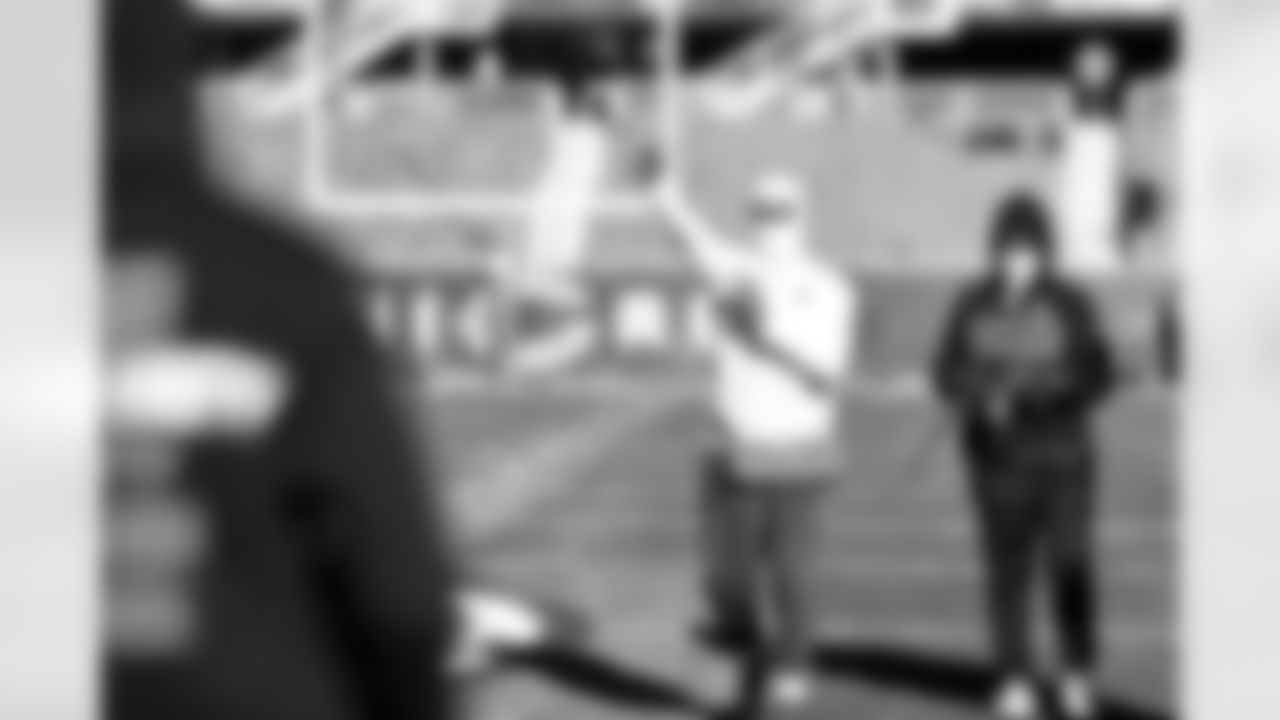 Quarterback Shedeur Sanders (12) before a NFL football game between the Cleveland Browns and Chicago Bears on December 14, 2025 at Soldier Field.