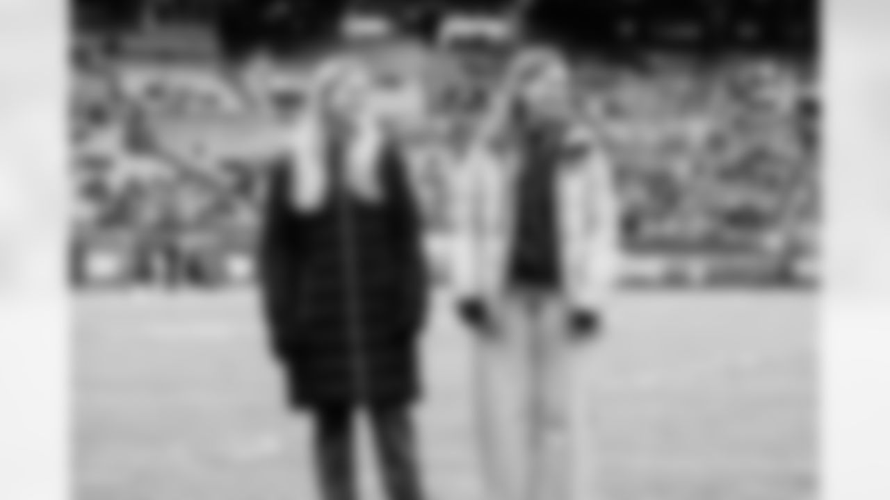 The Folds of Honor Check Presentation before a NFL football game between the San Francisco 49ers and Cleveland Browns on November 30, 2025 at Huntington Bank Field. The Browns lost 8-26.