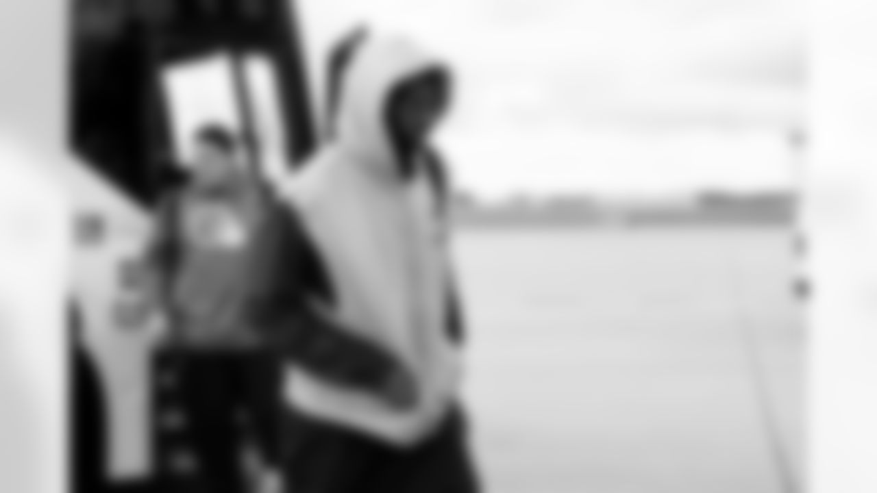 Quarterback Shedeur Sanders (12) travels to Las Vegas on November 22, 2025.