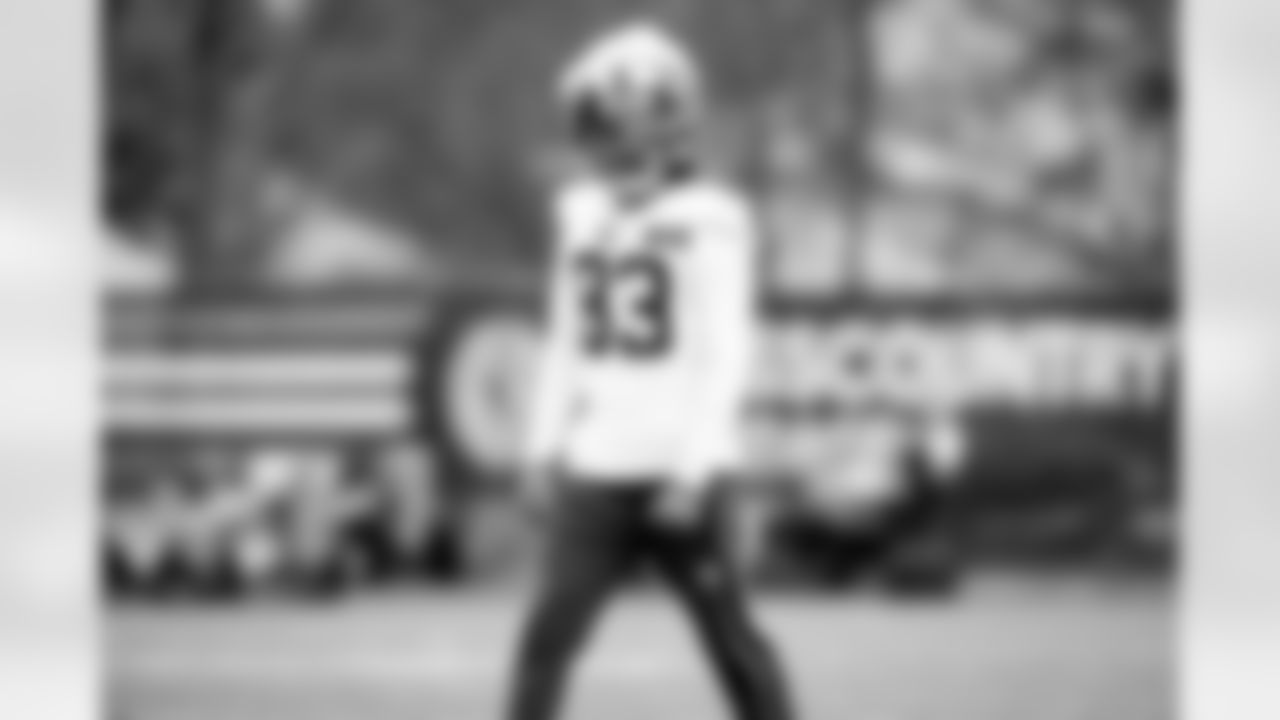 Wide receiver Jaelen Gill (83) during practice at CrossCountry Mortgage Campus on December 11, 2024.