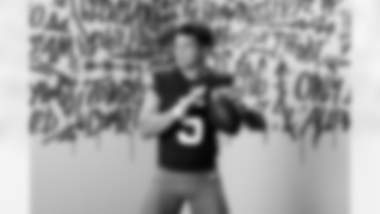 Quarterback Dillon Gabriel (5) during 2025 Media Day at CrossCountry Mortgage Campus on June 9, 2025.
