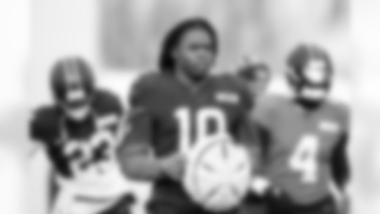 Running back Quinshon Judkins (10) during practice at CrossCountry Mortgage Campus on December 3, 2025.