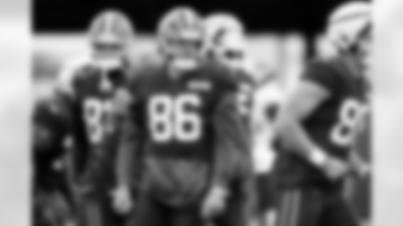 Tight end Blake Whiteheart (86) during practice at CrossCountry Mortgage Campus on November 26, 2025.