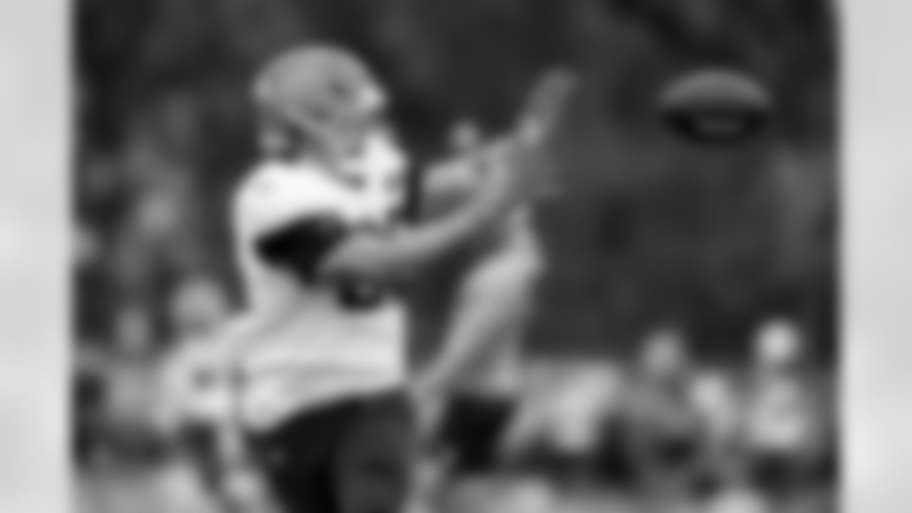Tight end Blake Whiteheart (86) during Day 15 of Training Camp at CrossCountry Mortgage Campus on August 19, 2025.