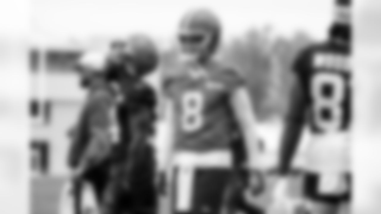 Quarterback Kenny Pickett (8) during the first day of OTAs at CrossCountry Mortgage Campus on May 27, 2025.
