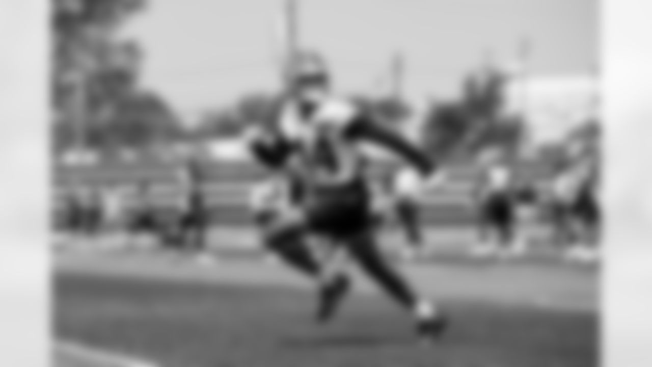 Cornerback Anthony Kendall (44) during the second day of mandatory minicamp at CrossCountry Mortgage Campus on June 11, 2025.