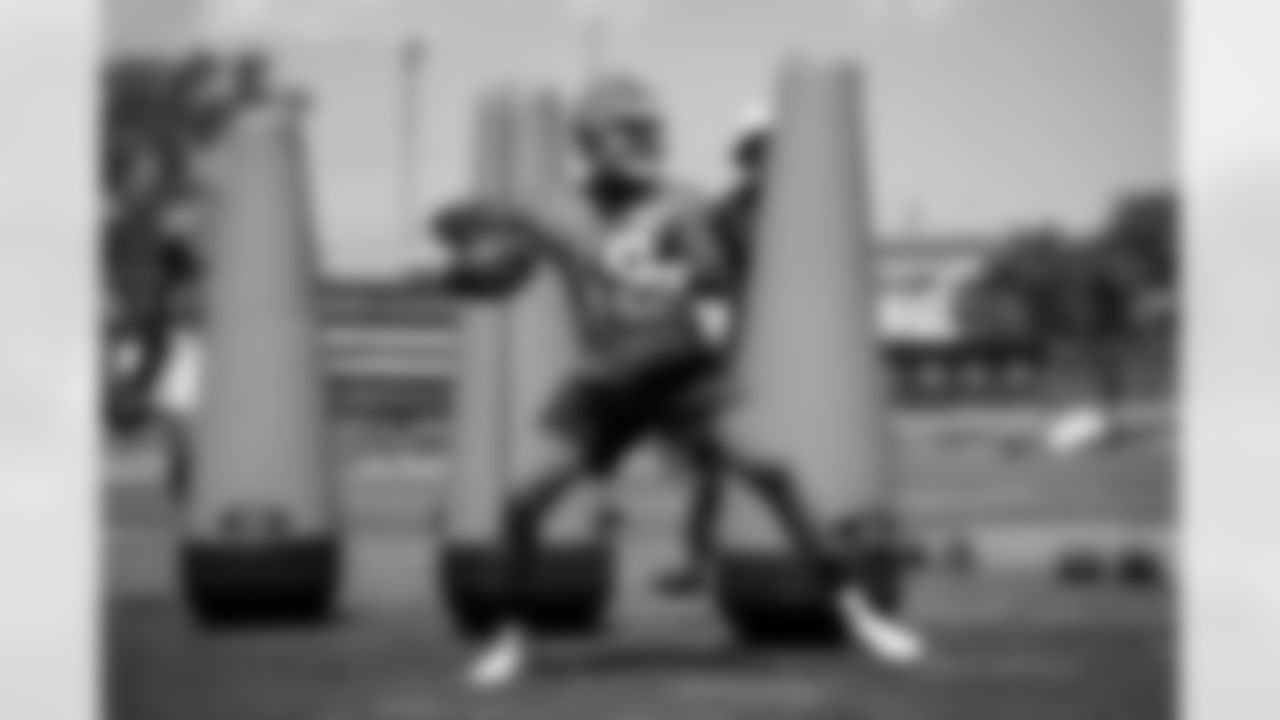 Quarterback Tyler Huntley (10) during OTA 1 at CrossCountry Mortgage Campus on May 21, 2024.