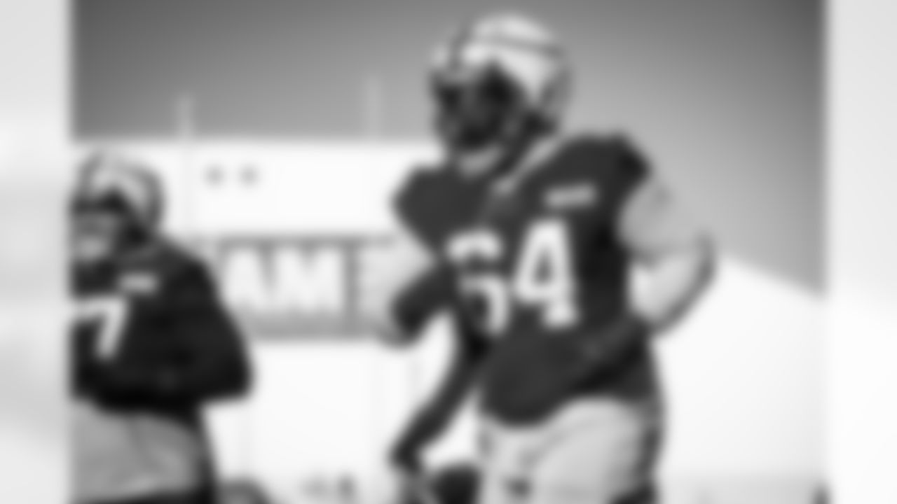 Offensive tackle Geron Christian (64) during practice at CrossCountry Mortgage Campus on December 13, 2023.