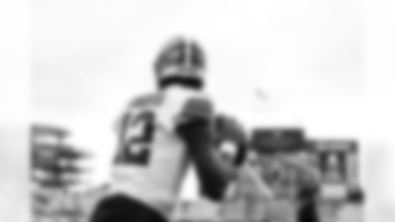 Quarterback Shedeur Sanders (12) before a NFL football game between the Cleveland Browns and Pittsburgh Steelers on October 12, 2025 at Acrisure Stadium.