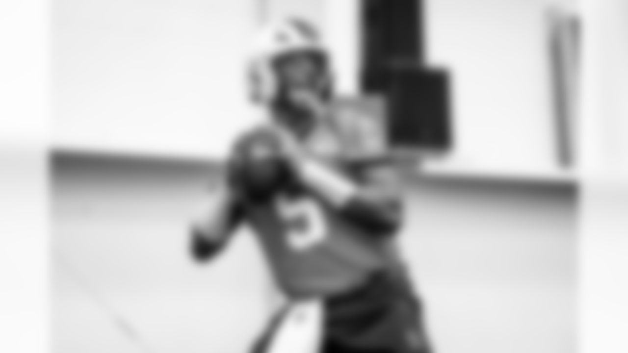 Quarterback Jameis Winston (5) during practice at CrossCountry Mortgage Campus on December 18, 2024.