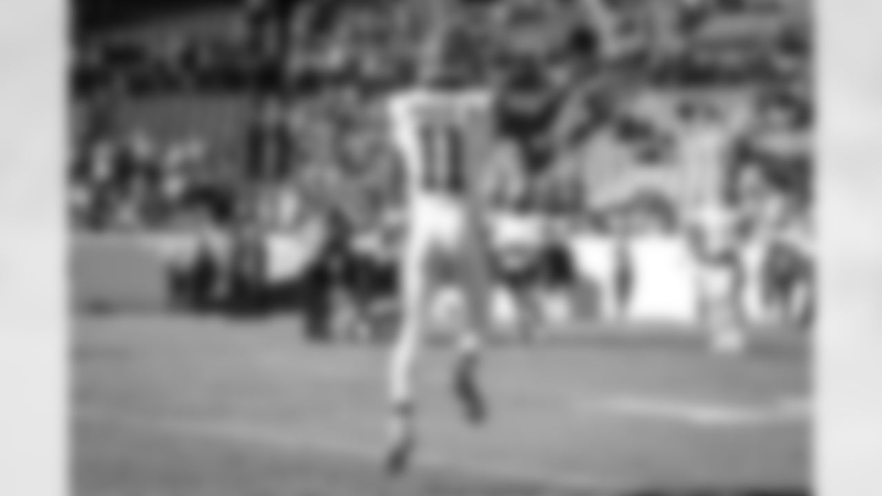 Wide receiver James Proche II (11) before a NFL football game between the Cleveland Browns and Denver Broncos on November 26, 2023 at Empower Field at Mile High.