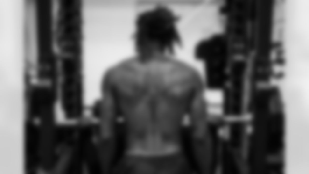 Cornerback Martin Emerson Jr. (23) during a workout in Phase I of the offseason at CrossCountry Mortgage Campus on April 23, 2024.