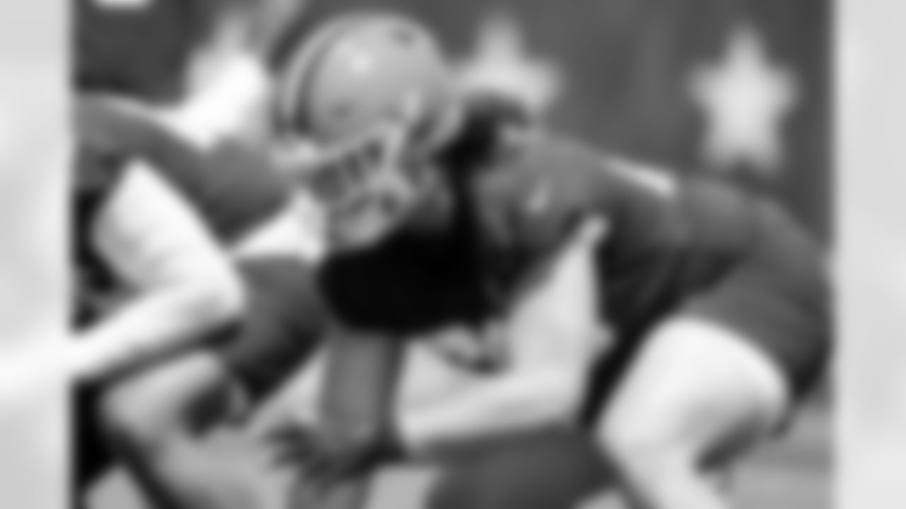 Offensive tackle Lorenzo Thompson (69) during the second day of mandatory minicamp at CrossCountry Mortgage Campus on June 11, 2025.