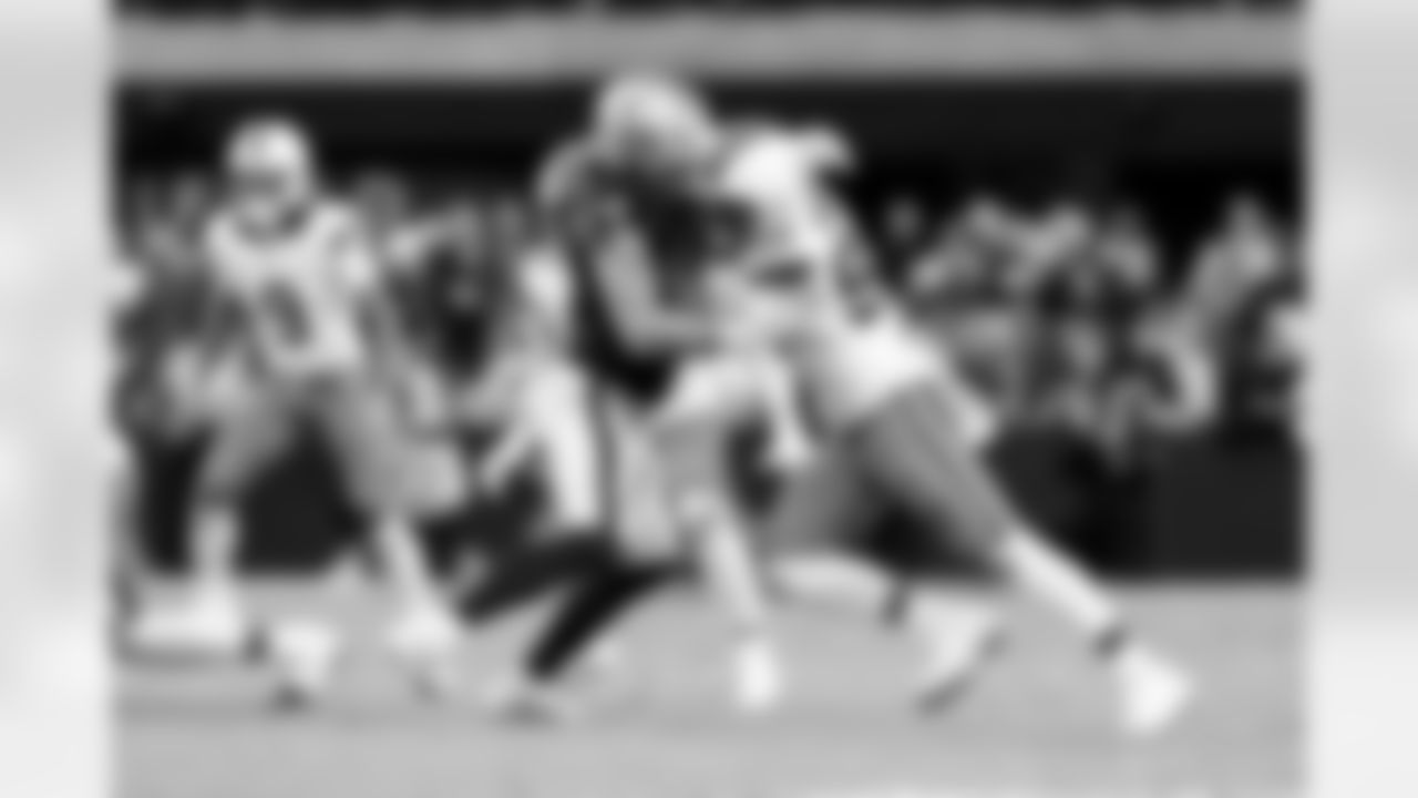 Defensive end Cameron Thomas (99) during a NFL football game between the Cleveland Browns and Las Vegas Raiders on November 23, 2025 at Allegiant Stadium. The Browns won 24-10.